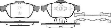 Гальмівні колодки, дискове гальмо (набір) WOKING P943310