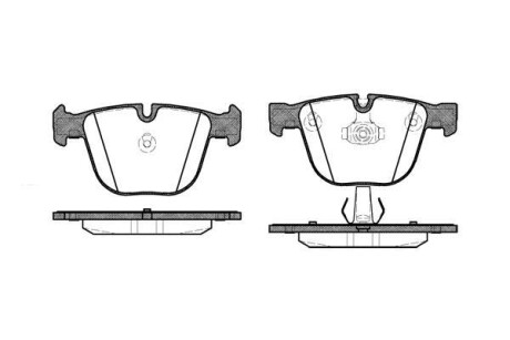 Колодки тормозные WOKING P992300