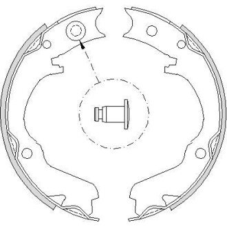 Колодки тормозные WOKING Z473400