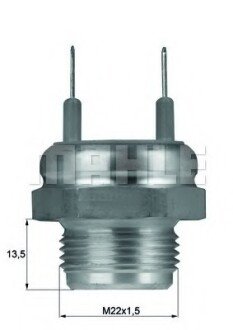 Термовимикач вентилятора радіатора MAHLE / KNECHT TSW10