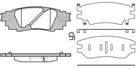 Колодки гальмівні WOKING P17363.10