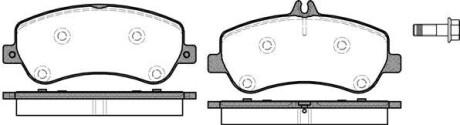 Колодки гальмівні WOKING P12773.00