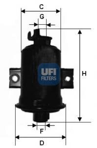 Фiльтр паливний UFI 31.560.00