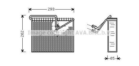 Випаровувач кондиціонера AVA COOLING OLV372