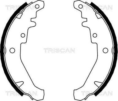 Гальмівні колодки (набір) TRISCAN 810015026