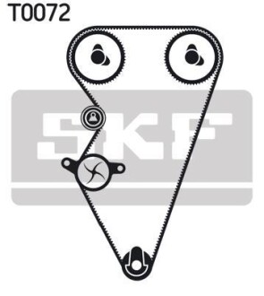 Насос води + комплект зубчатого ремня SKF VKMC07310