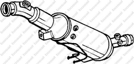 Сажовий фільтр VW CRAFTER 30-35, CRAFTER 30-50 2.5D 04.06-05.13 BOSAL 097207