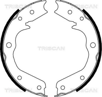 Гальмівні колодки ручного гальма TRISCAN 810024002