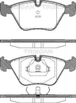 Гальмівні колодки, дискове гальмо (набір) TRISCAN 811010001 (фото 1)