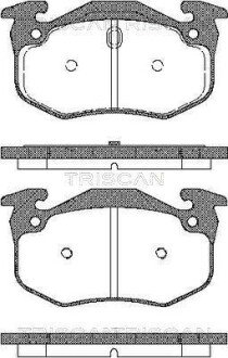 Колодки гальмівні задні TRISCAN 811025001