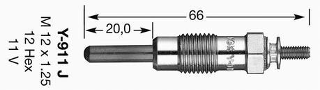 Свічка розжарювання NGK 4290