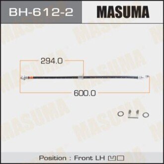 Шланг гальмівний Masuma BH6122