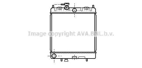 Радіатор, охолодження двигуна AVA COOLING DN2130