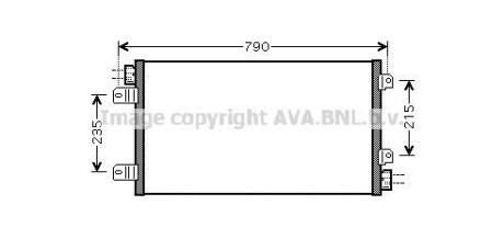 Радіатор кондиціонера AVA COOLING RTA5342