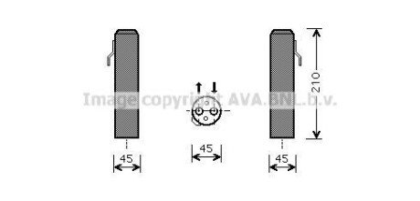 Осушувач кондиціонера AVA COOLING HYD218