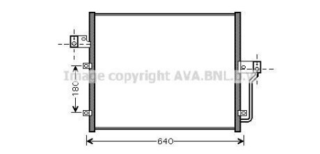 Радіатор кондиціонера AVA COOLING DW5082 (фото 1)