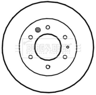 Тормозный барабан BORG & BECK BBR7239