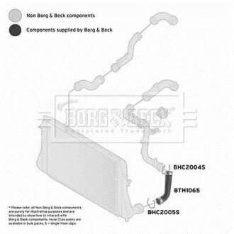 Шлангопровод BORG & BECK BTH1065