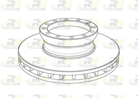 Гальмівний диск ROADHOUSE NSX113920 (фото 1)