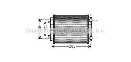 Радіатор, охолодження двигуна AVA COOLING AI2299