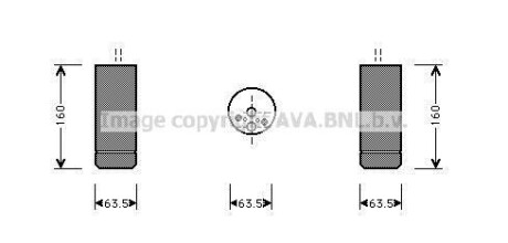 Осушувач кондиціонера AVA COOLING BWD063