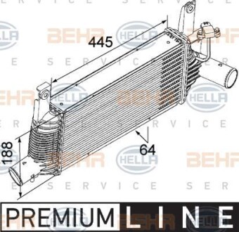 Інтеркулер HELLA 8ML376746041