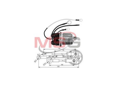 Втягуюче реле DR, CG230186, 24V додаткове реле ZM ZM2409