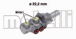 Циліндр гідравлічний гальмівний METELLI 05-0677