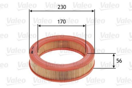 Фільтр повітряний Valeo 585650