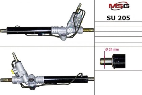 Рульова рейка з ГПК нова Subaru Legacy 03-09 MSG SU205