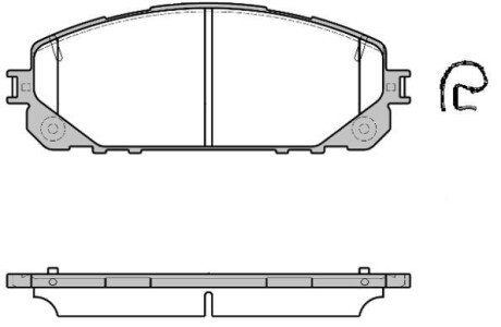 Колодки тормозные WOKING P17133.00