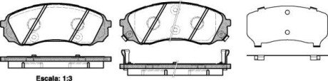 Колодки тормозные WOKING P13913.02