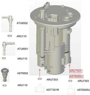 ФИЛЬТР ТОПЛИВНЫЙ JS ASAKASHI FS6505U