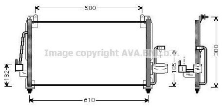 Радіатор кондиціонера AVA COOLING DW5040