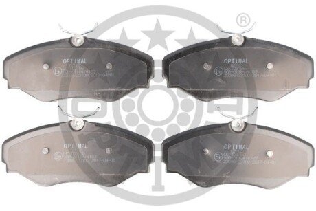 Фото колодки гальмівні (передні) Renault Trafic/Opel Vivaro 01- (TRW) Optimal BP12112 Колодки гальмівні (передні) Renault Trafic/Opel Vivaro 01- (TRW) Optimal BP12112