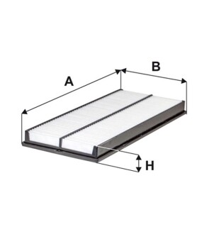Фільтр повітряний WIX FILTERS WA9531