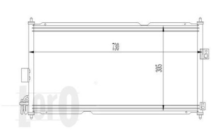 Радіатор кондиціонера ALMERA/PRIMERA 1.5 i 16V/ 1.9 dCi /w/i 00- DEPO 035-016-0009