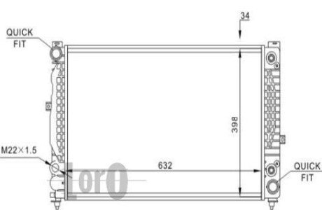 Теплообмінник DEPO 053-017-0052