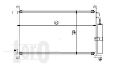 Радіатор кондиціонера MICRA 12/14 AT 03-04 DEPO 035-016-0023