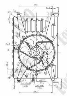 Вентилятор радіатора CORDOBA /IBIZA/FABIA/ROOMSTER 1.2i 12V 99- DEPO 048-014-0001