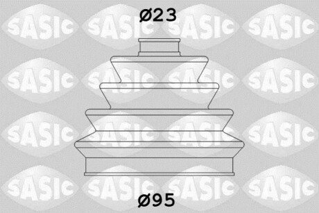 Пильовик привідного валу (набір) SASIC 2003414