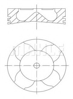 Поршень MAHLE / KNECHT 0120701 (фото 1)