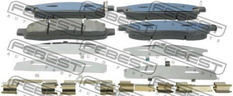 Гальмівні колодки (набір) FEBEST 0201A60F