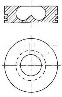 Поршень MAHLE / KNECHT 0156902