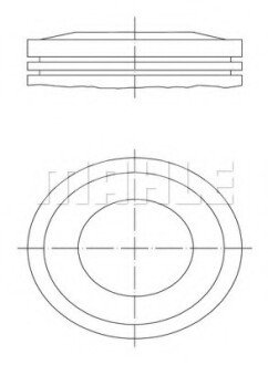 Поршень MAHLE / KNECHT 0121000