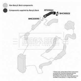 Шлангопровод BORG & BECK BTH1064