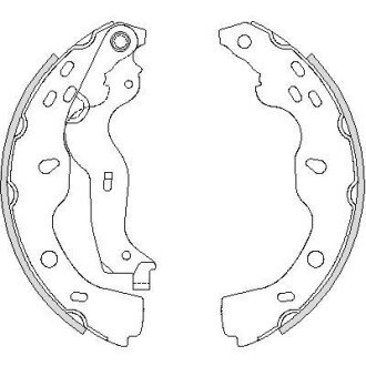 Колодки тормозные WOKING Z4227.00