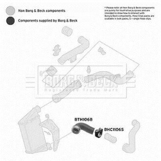 Шлангопровод BORG & BECK BTH1068