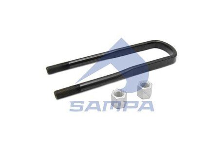 Скоба кріплення рессори з гайками (Стремянка) IVECO M24x2mm; 103mmx405mm SAMPA 060.324/1