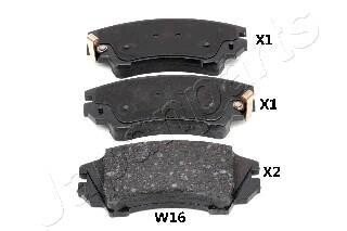 Колодки гальмівні CHEVROLET P. MALIBU 2,0 D 12- JAPANPARTS PAW16AF